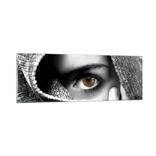 Tablou pe sticlă - Află secretul - 90x30 cm