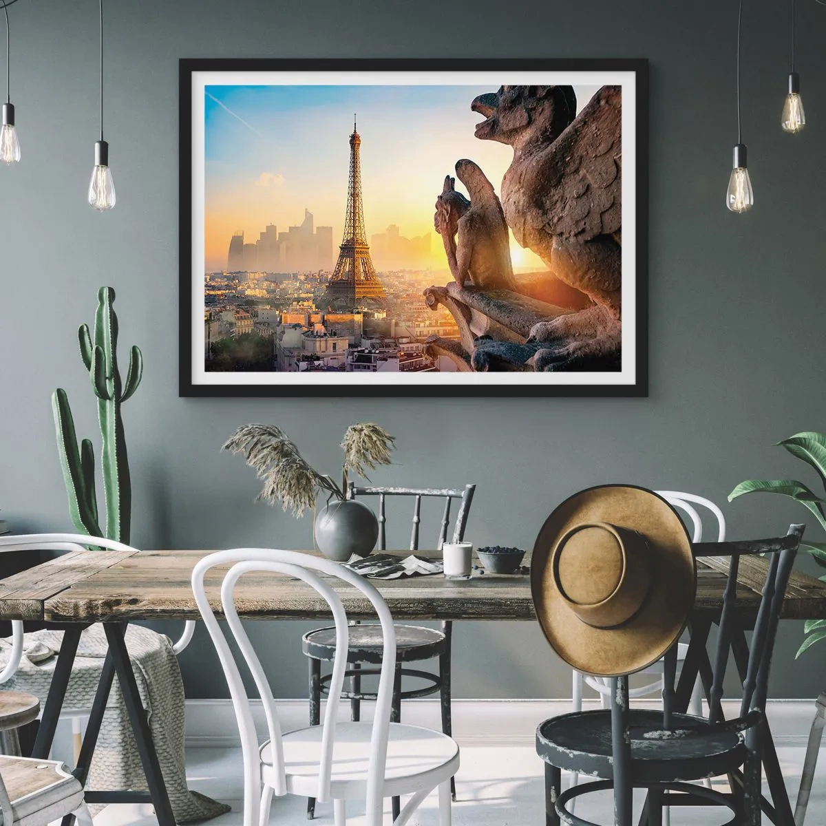 Poster în ramă neagră - S-au schimbat multe... - 70x50 cm