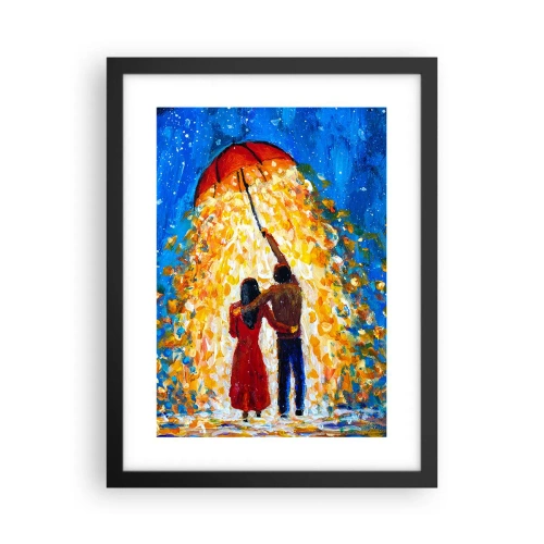 Poster în ramă neagră - Magia unei seri ploioase? - 30x40 cm