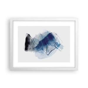 Poster în ramă albă - Iceberg - 40x30 cm