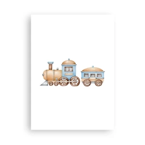 Poster - Trenulețul din copilărie - 50x70 cm