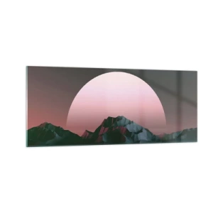 Tablou pe sticlă - Într-o galaxie învecinată - 100x40 cm