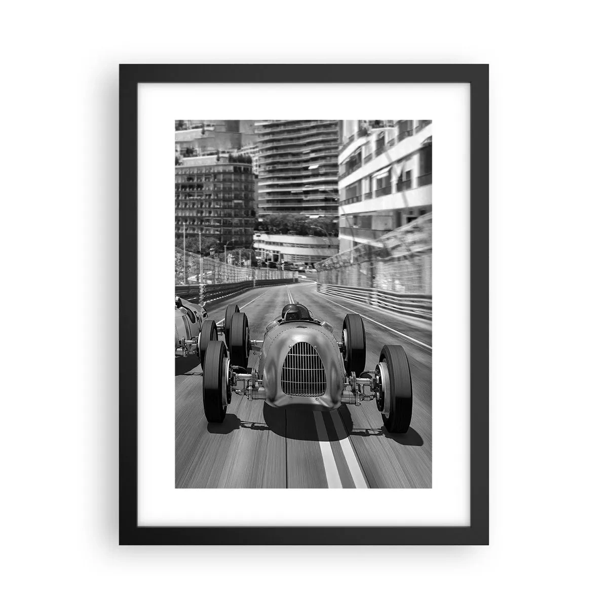 Poster în ramă neagră - A fost odată ca niciodată în Monte Carlo - 30x40 cm