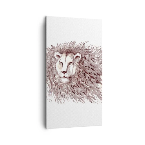 Tablou pe pânză - Împăratul flamboaiant - 45x80 cm