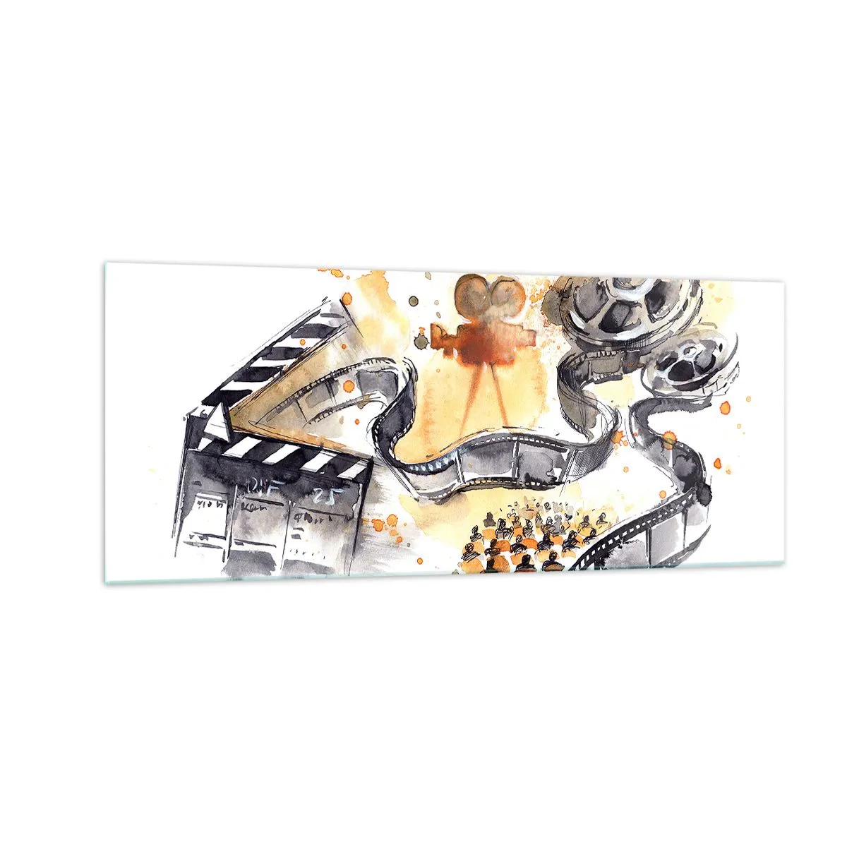 Tablou pe sticlă - În țara viselor - 100x40 cm