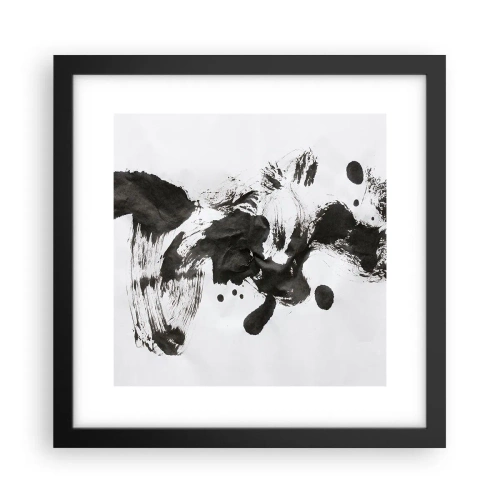 Poster în ramă neagră - Metodă în nebunie? - 30x30 cm