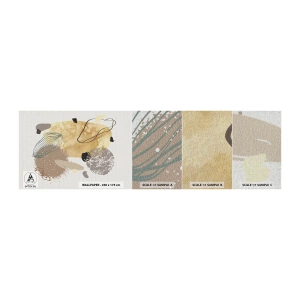 Mostră tapet Premium Canvas - Fluiditatea aplicată - Abstracția, Bucată, Minimalism - 100x30 cm