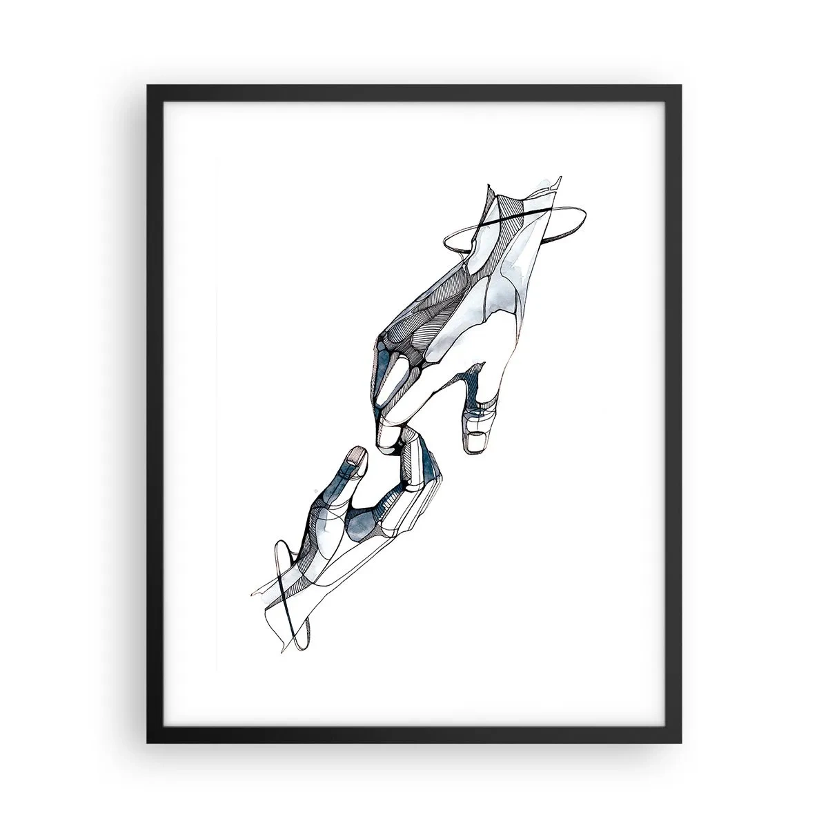 Poster în ramă neagră - Gest frumos - 40x50 cm