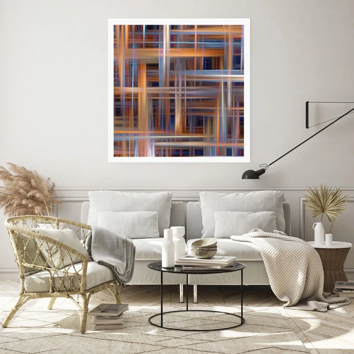 Poster - Țesut din lumină - 50x50 cm