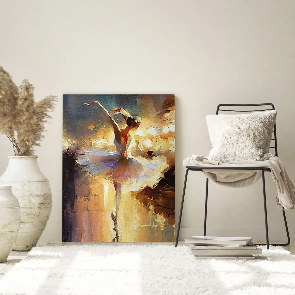 Tablou pe sticlă - Un miracol în stradă - 50x70 cm