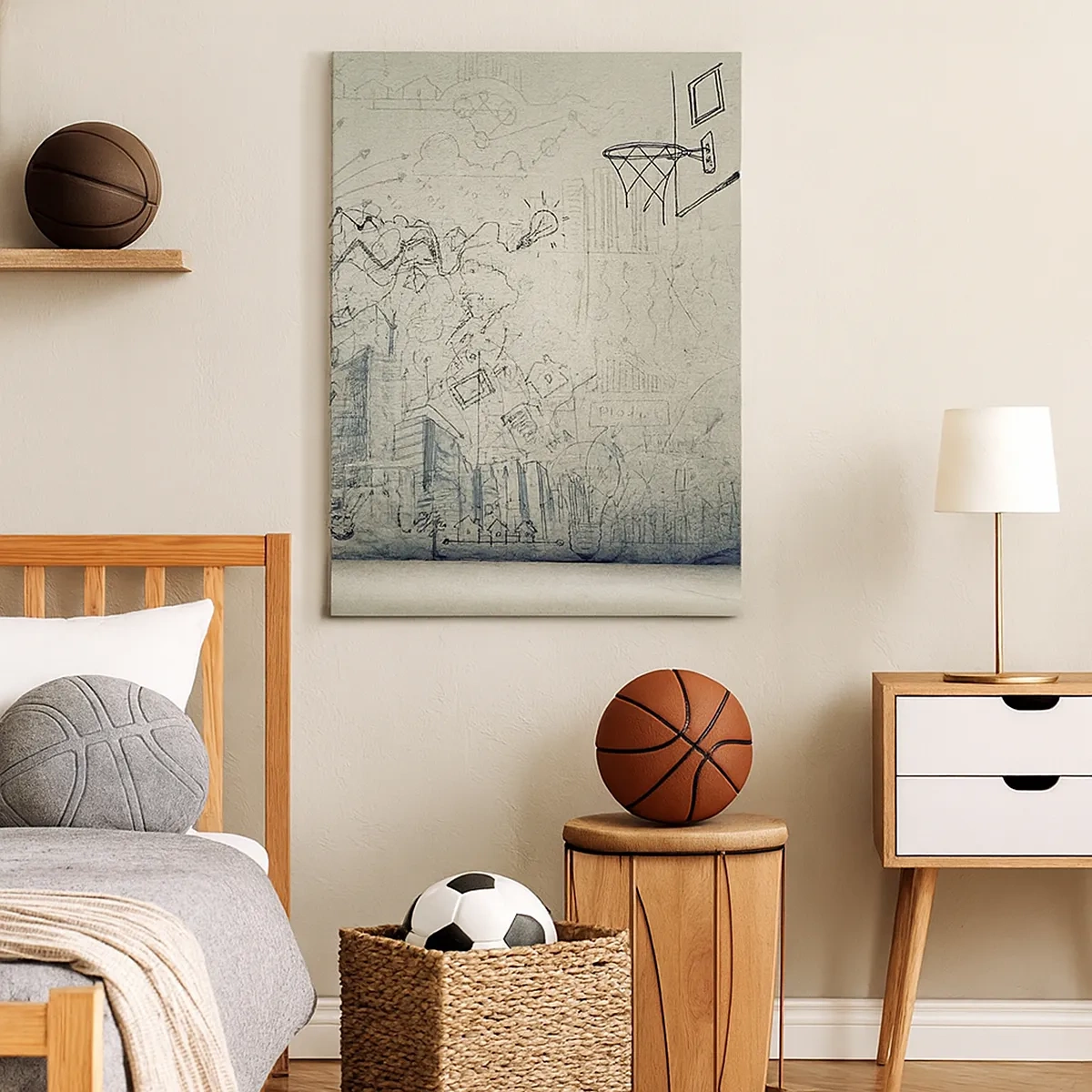 Tablou pe pânză - Minunata mea viață de oraș - 50x70 cm