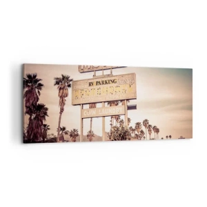 Tablou pe pânză - Timpul s-a oprit aici - 100x40 cm