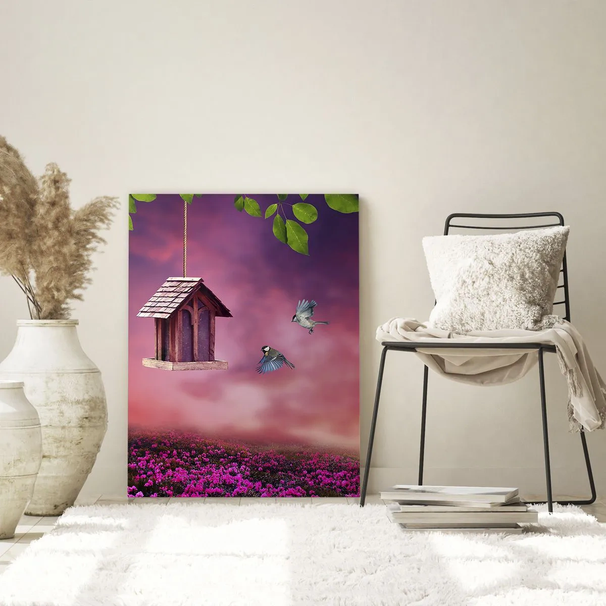Tablou pe sticlă - Invitație la cină - 50x70 cm