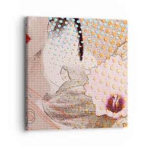 Tablou pe pânză - Eroină de benzi desenate - 30x30 cm