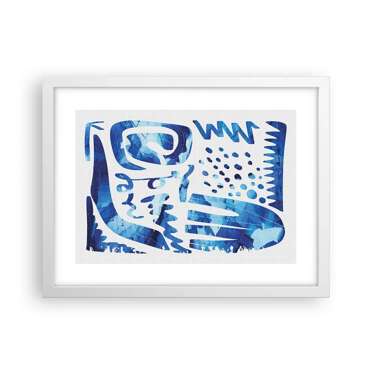 Poster în ramă albă - Înapoi la rădăcini - 40x30 cm