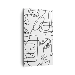 Tablou pe pânză - Într-o încurcătură de emoții - 45x80 cm