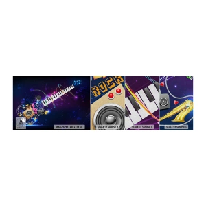 Mostră tapet Premium Canvas - Și totul este în regulă - Abstracția, Un instrument muzical, Muzică - 100x30 cm