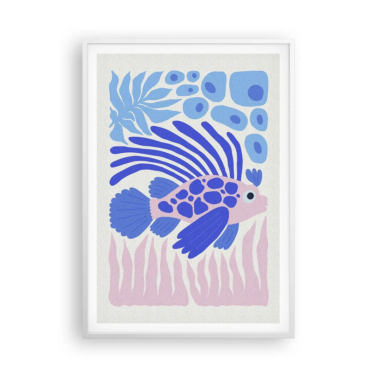 Poster în ramă albă - Eliberat - 70x100 cm