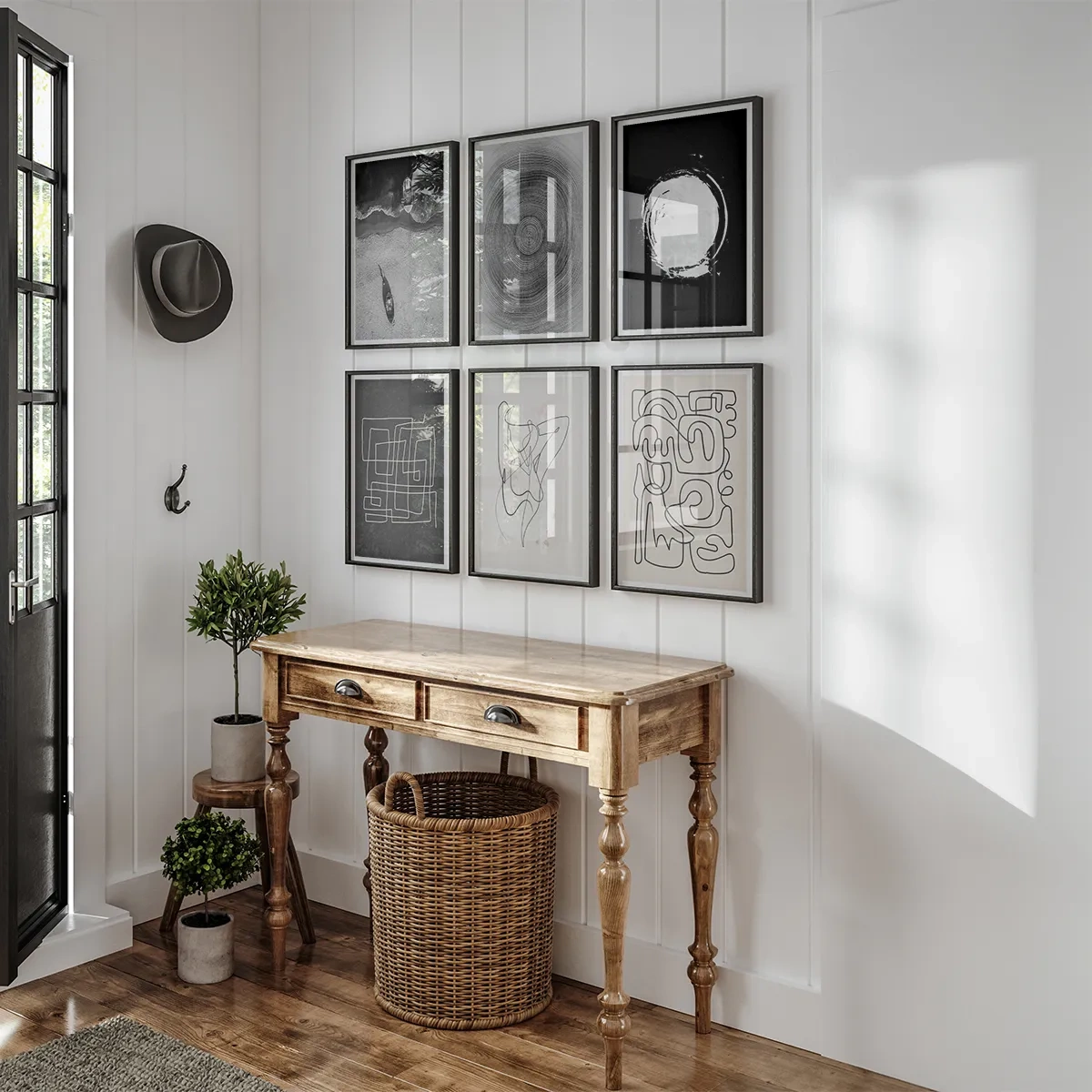 Scandinavian entrance - Inspirație pentru sală