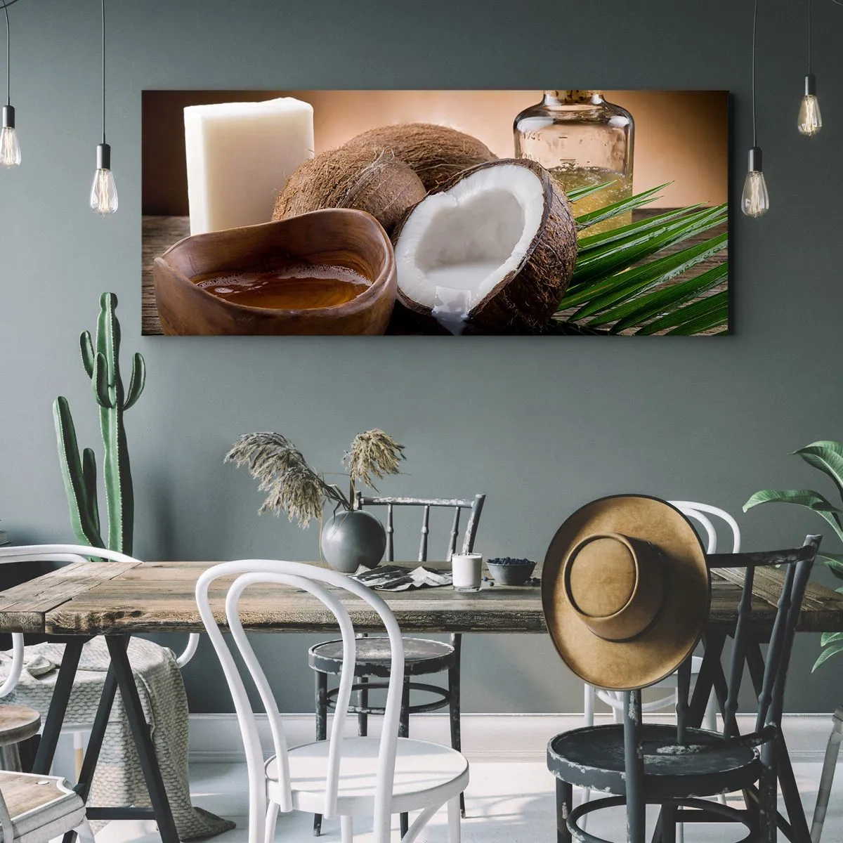 Tablou pe pânză - Sănătate din insulele tropicale - 100x40 cm