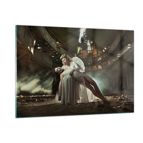 Tablou pe sticlă - Spiritul vechiului teatru - 120x80 cm