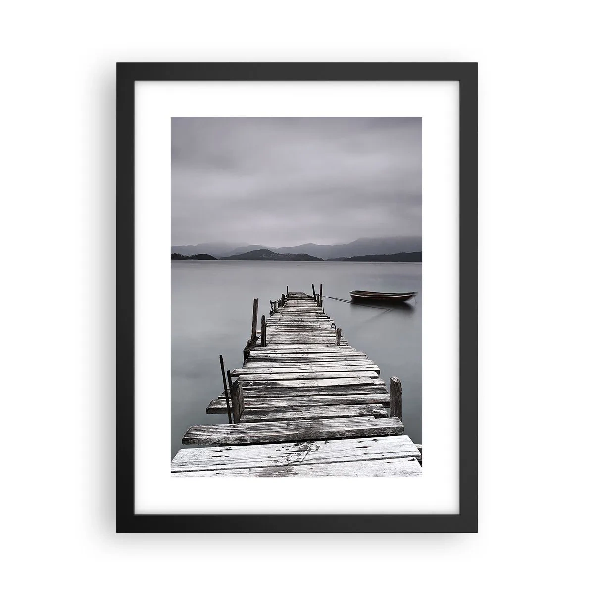 Poster în ramă neagră - Poți pleca mâine - 30x40 cm