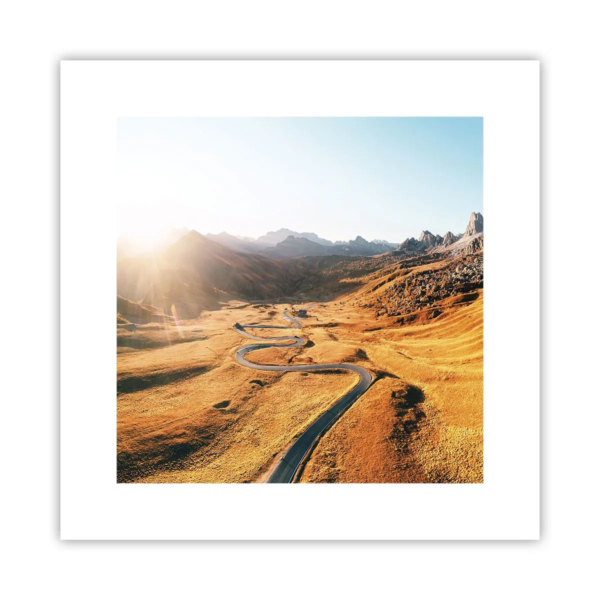 Poster - Într-o vale de aur - 30x30 cm