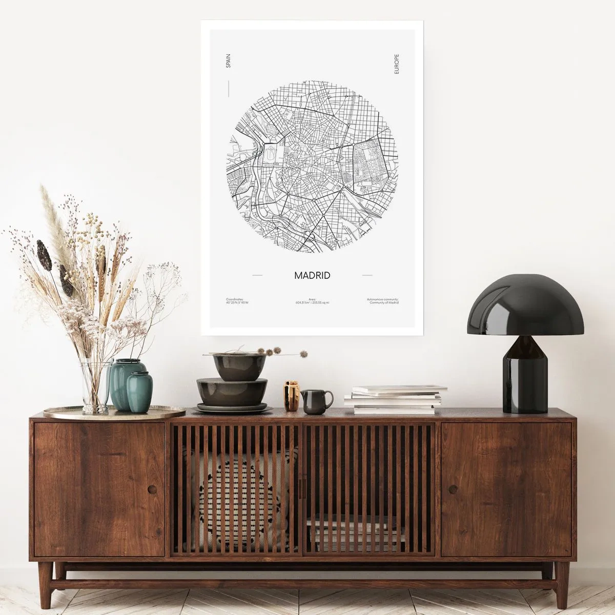 Poster - Anatomia Madridului - 70x100 cm