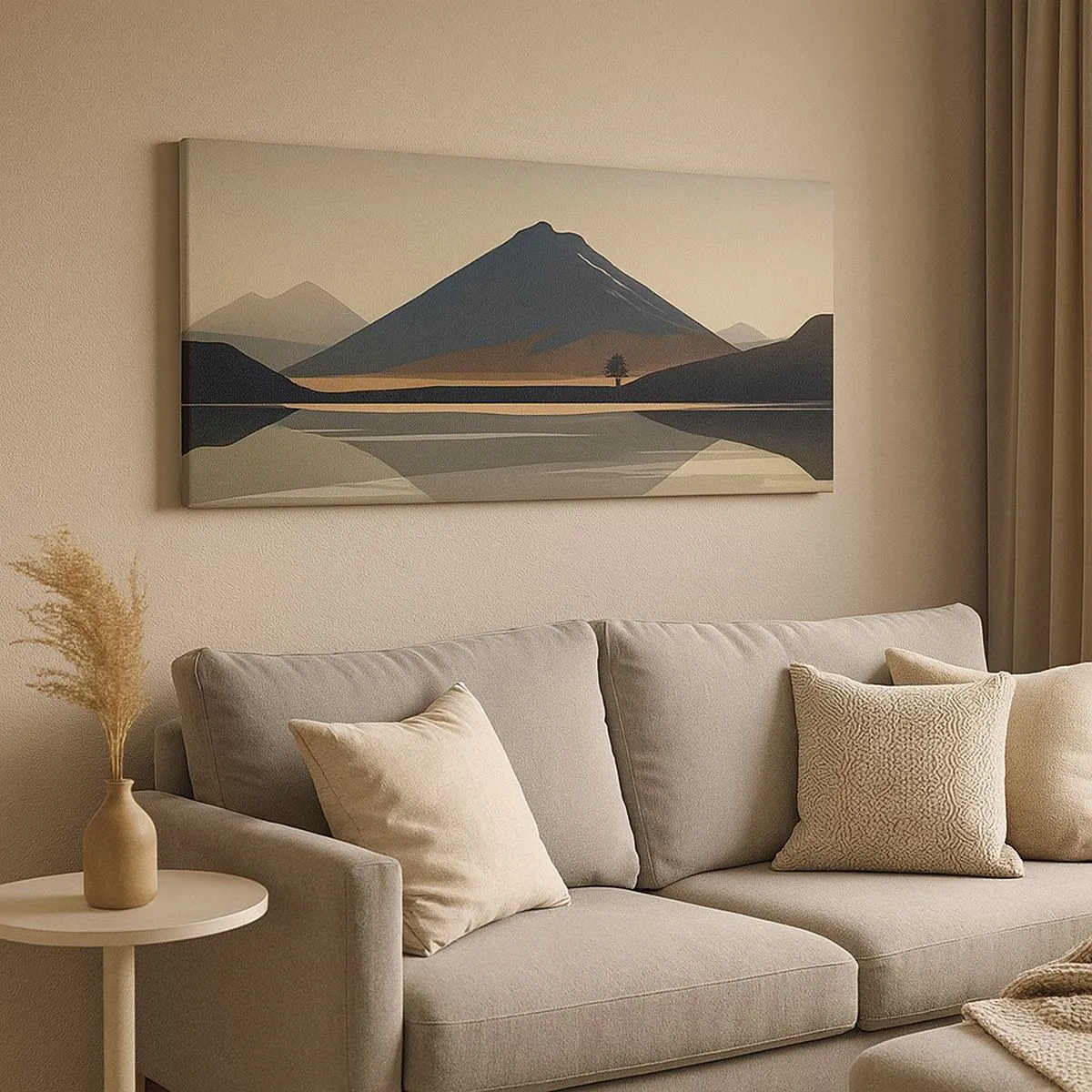 Tablou pe pânză - În oglindă - 100x40 cm