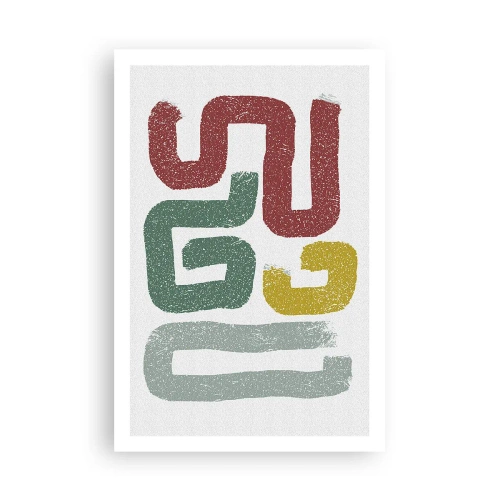 Poster - Într-o limbă necunoscută - 61x91 cm