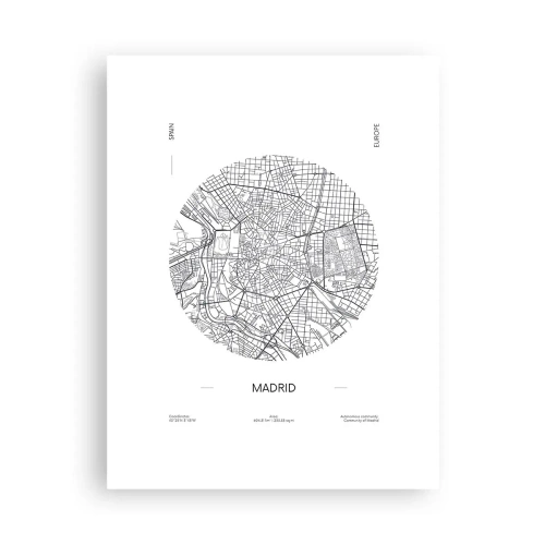 Poster - Anatomia Madridului - 30x40 cm