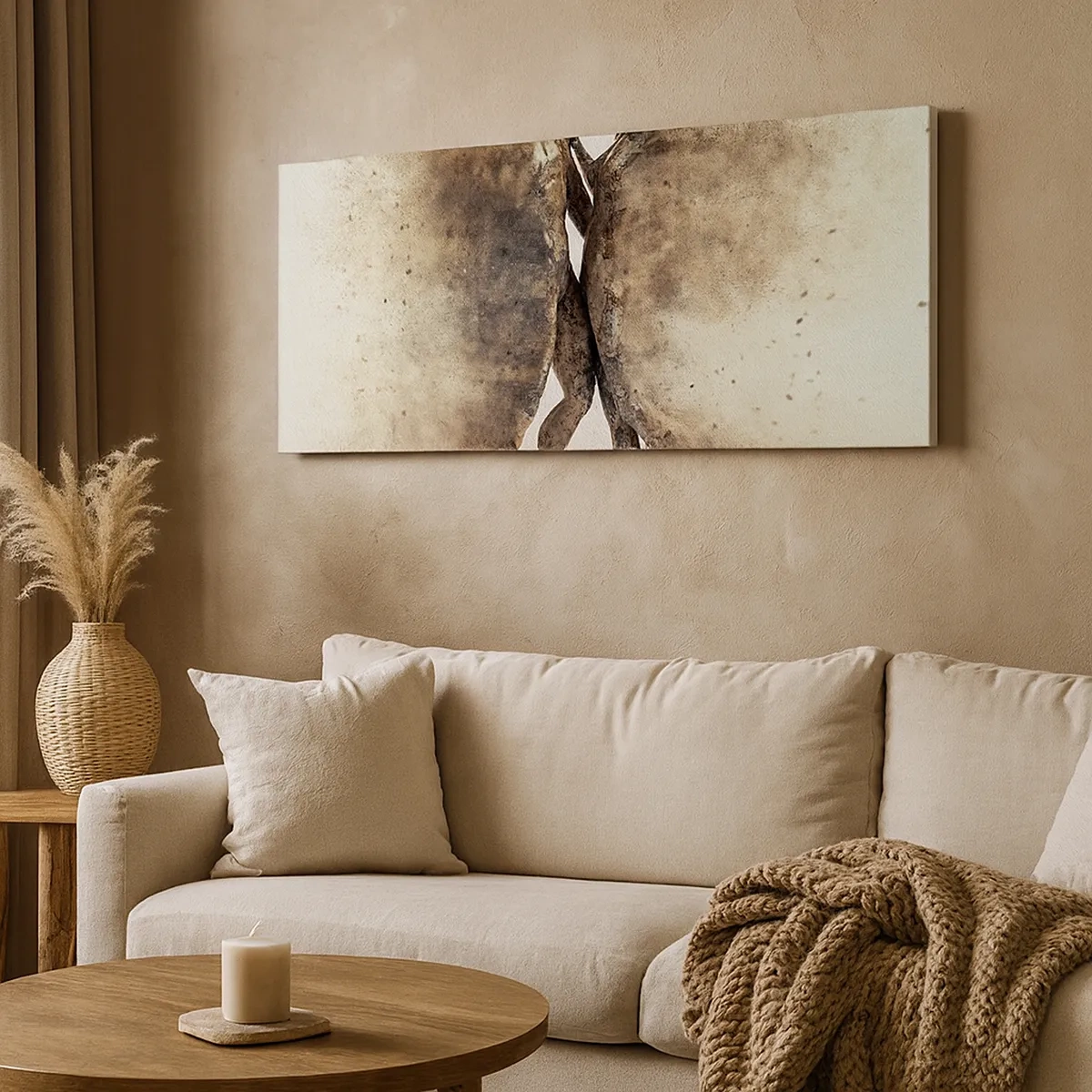 Tablou pe pânză - Din praf s-au ridicat la iubire - 30x30 cm