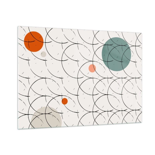 Tablou pe sticlă - În spiritul pop-art - 100x70 cm