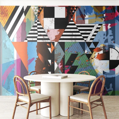 Tapet Standard Eco - Geometric și organic - Abstracția, Bucată, Artă Modernă - 450x315 cm
