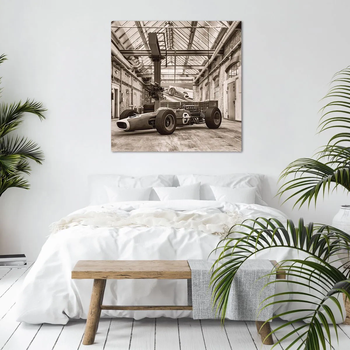 Tablou pe pânză - Odihna învingătorului - 40x40 cm