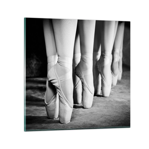 Tablou pe sticlă - Împreună, elegant - 40x40 cm