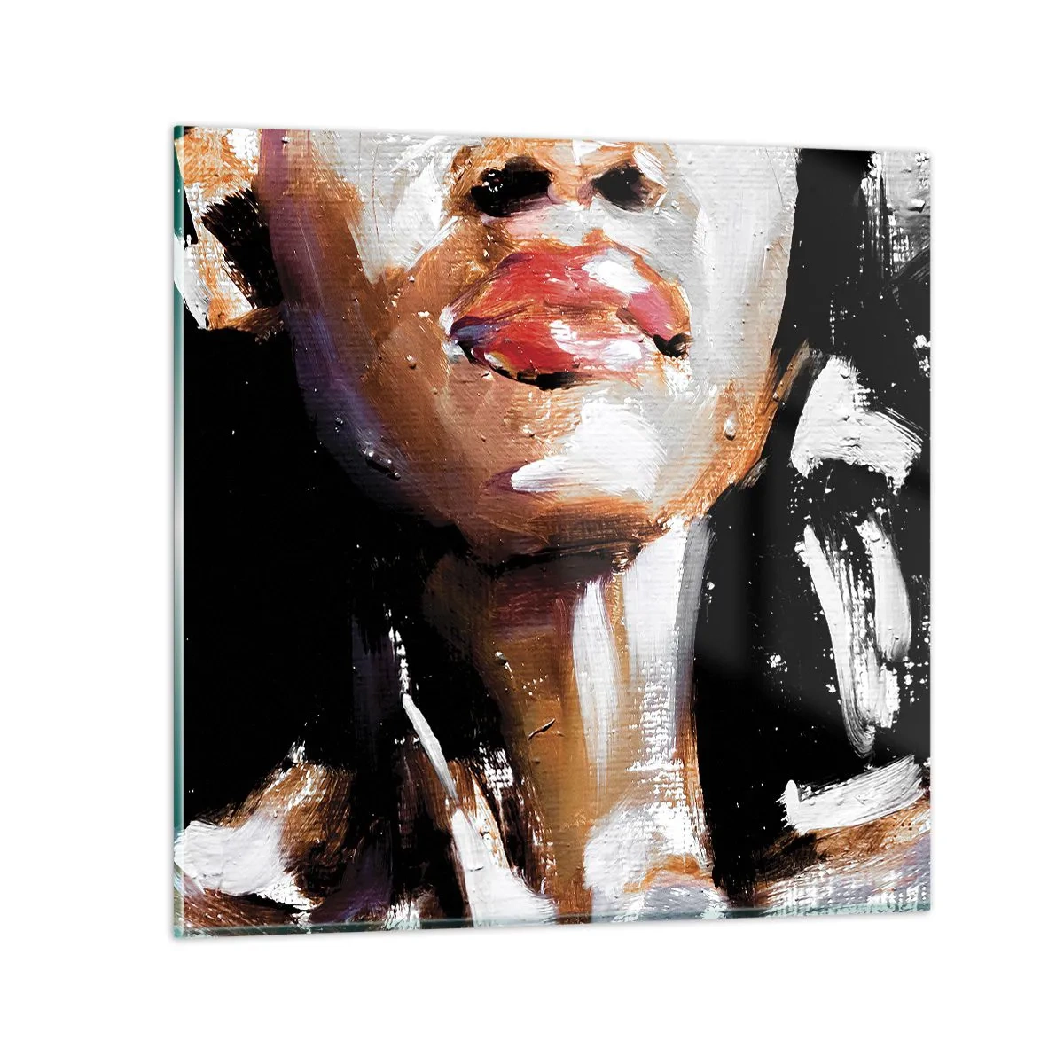 Tablou pe sticlă - Mândrie fără prejudecăți - 70x70 cm