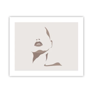 Poster - Creată din lumină și umbră - 50x40 cm