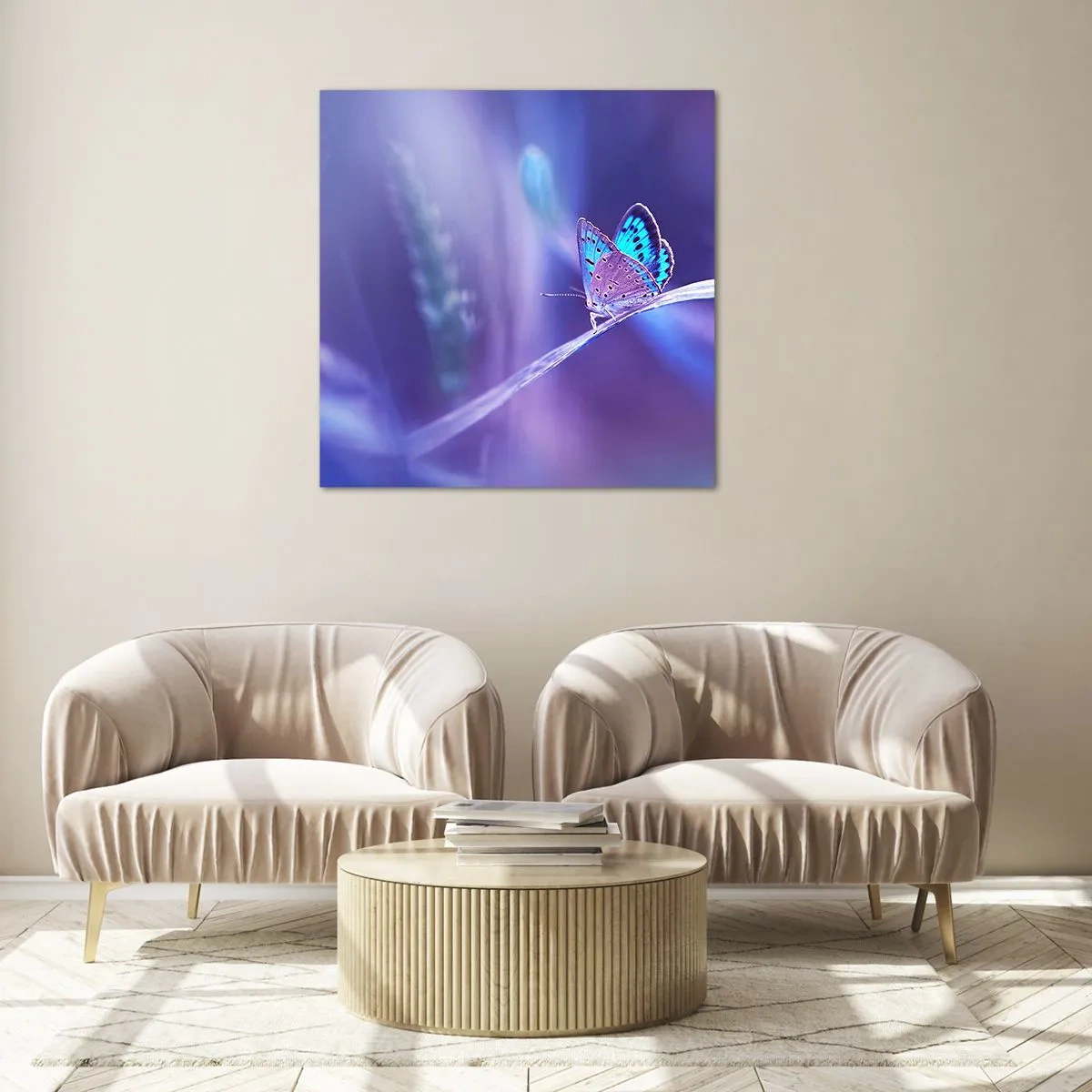 Tablou pe sticlă - O bijuterie a naturii - 50x50 cm