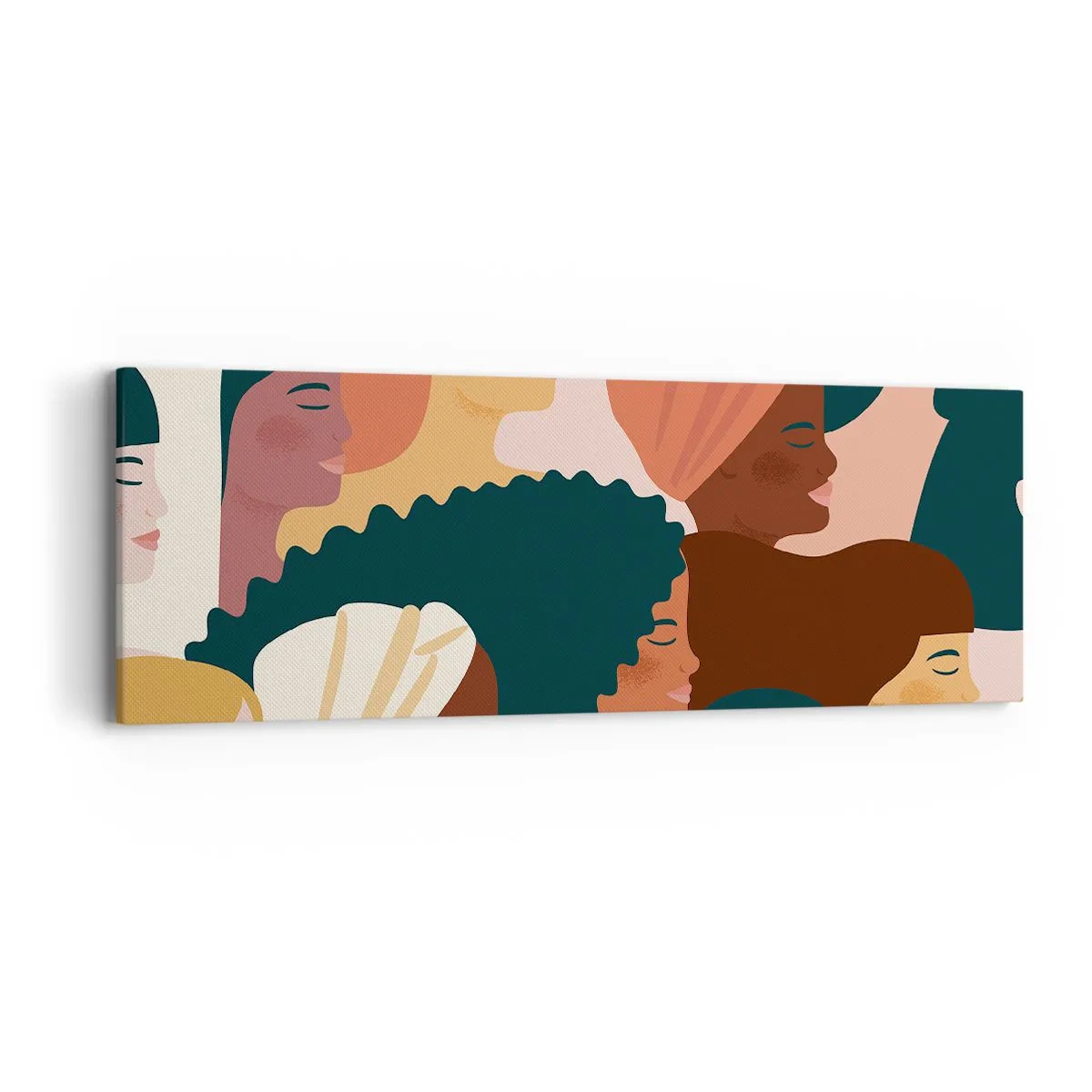 Tablou pe pânză - Numai feminitate - 90x30 cm