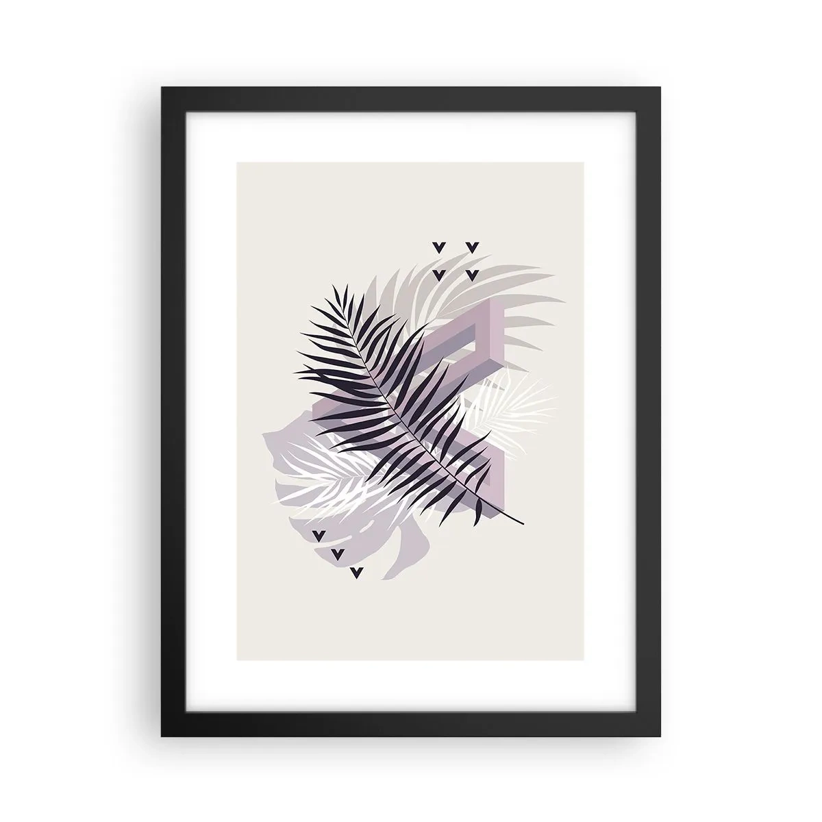 Poster în ramă neagră - Umbra unei umbre - 30x40 cm