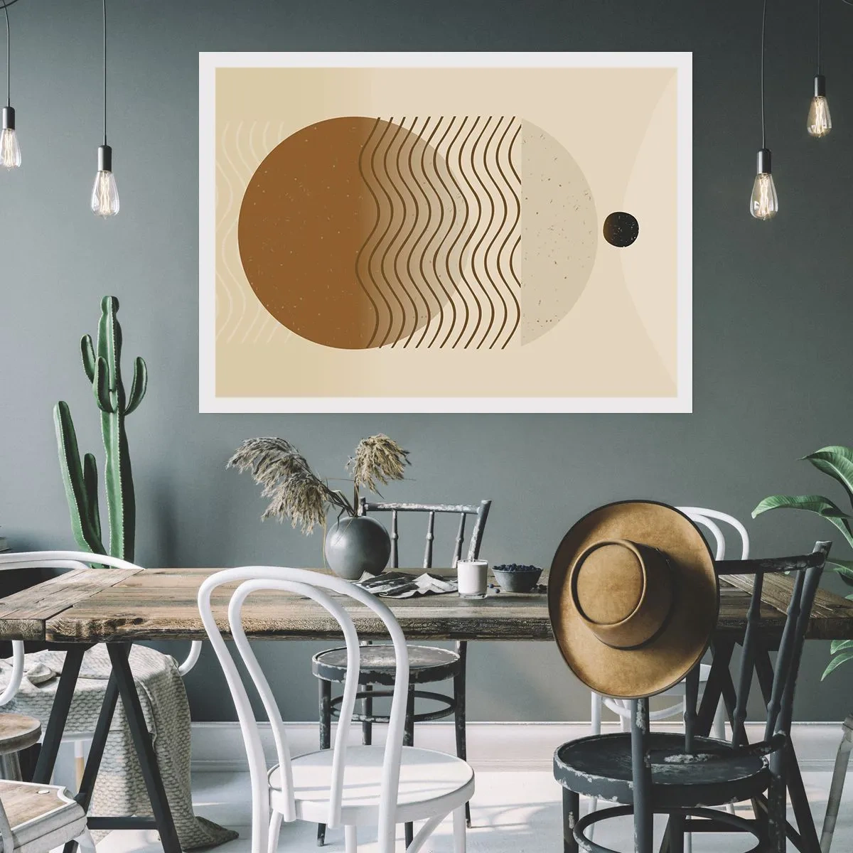 Poster - Despre originea figurilor geometrice - 70x50 cm