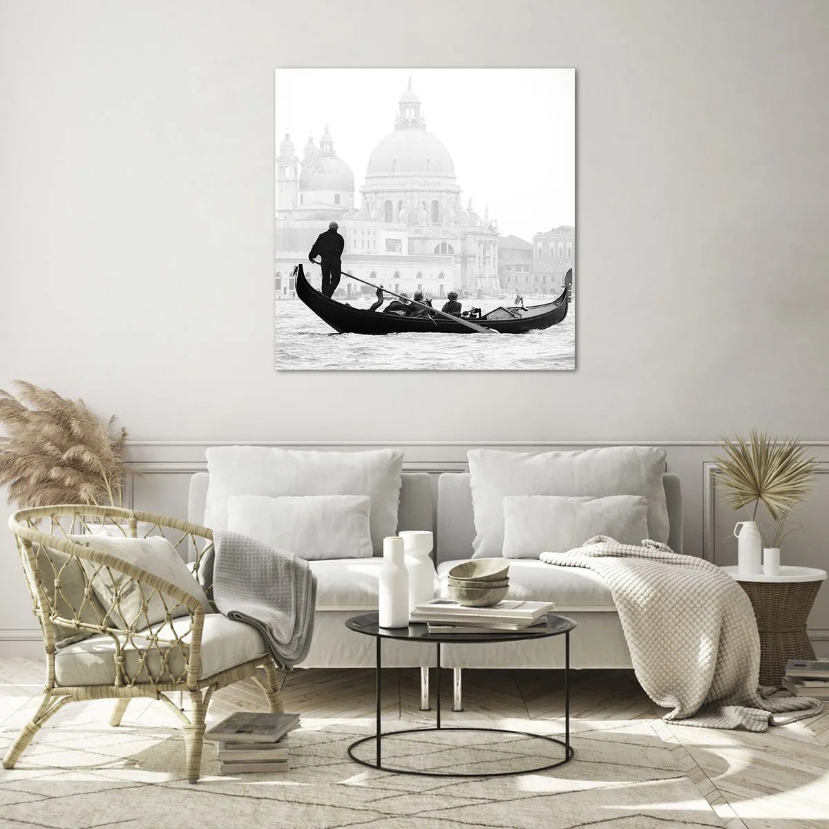 Tablou pe sticlă - O călătorie la sursa frumuseții - 60x60 cm