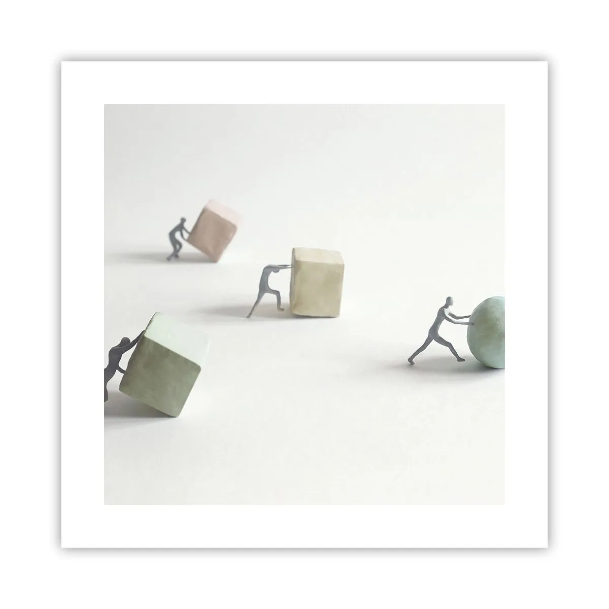 Poster - Viața însăși - 40x40 cm