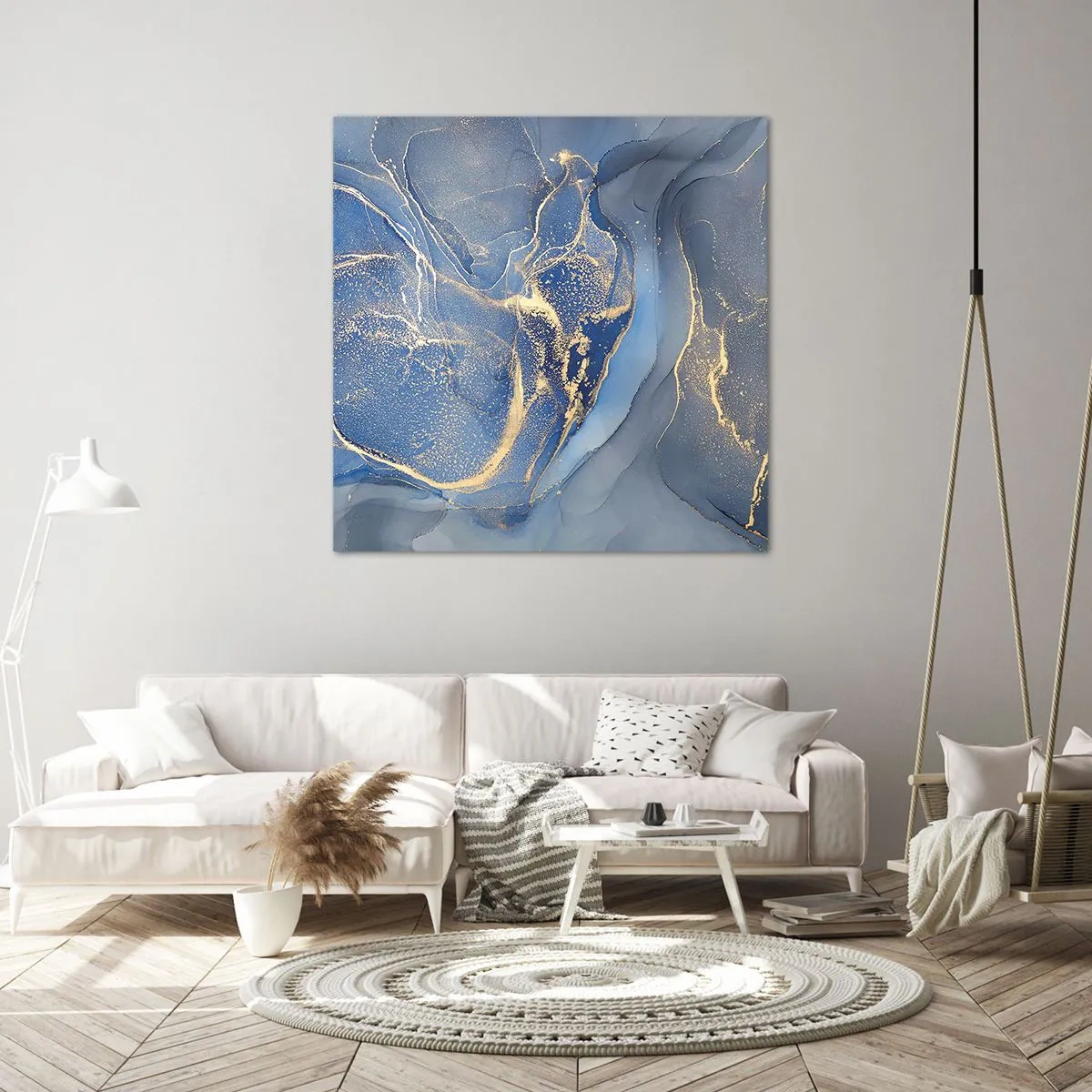 Tablou pe pânză - Praf de aur - 70x70 cm
