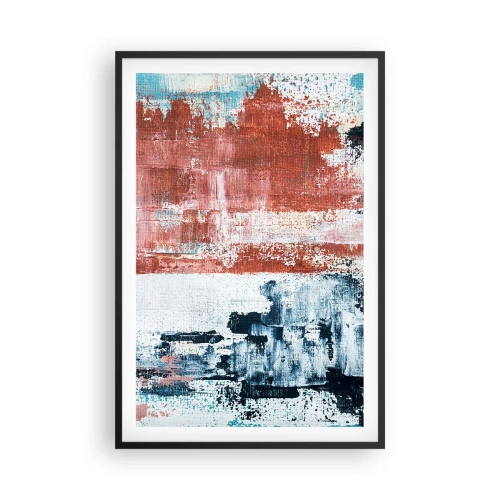 Poster în ramă neagră - Jumi-juma abstract - 61x91 cm