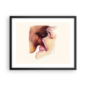 Poster în ramă neagră - Ca ziua și noaptea, ca cerul și pământul - 50x40 cm