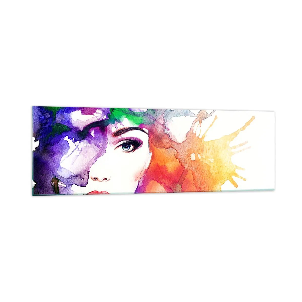 Tablou pe sticlă - Cu capul în nori - 160x50 cm