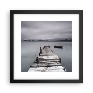 Poster în ramă neagră - Poți pleca mâine - 30x30 cm