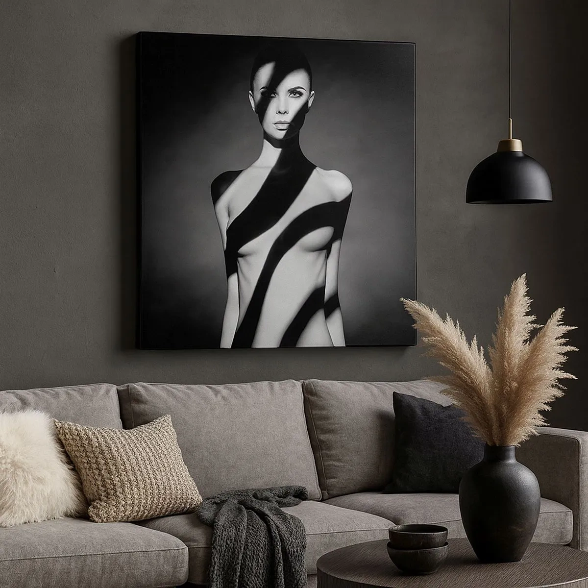 Tablou pe pânză - La strălucire și la umbră - 30x30 cm